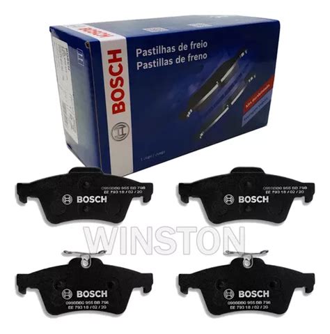 Pastilha De Freio Traseiro Original Bosch Ford Focus