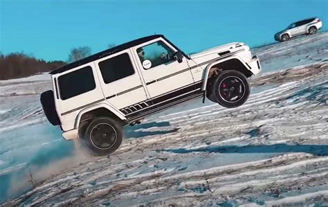 Merc G63 AMG Takes On Off-Road Adventures With Lexus LX, VW Touareg