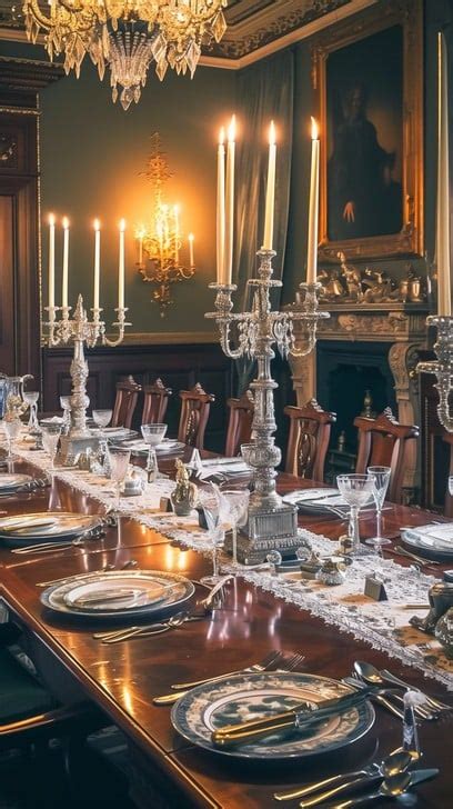 elegant dinner setting image elegant dinner table