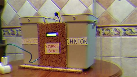 Smartbin Papelera Inteligente Con Arduino Youtube