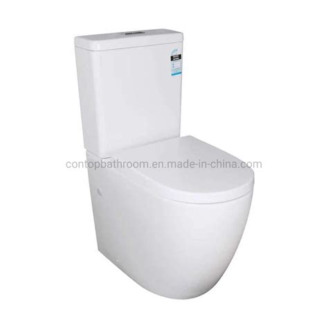 Sanitary Ware Wall Faced Watermark Toilet With Slim Cover Seat Toilet