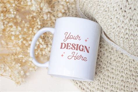 White Coffee Mug Mockup Smart Mockup Graphic By Doodle Design