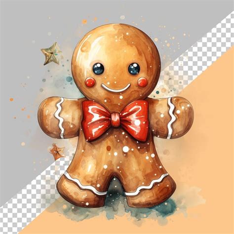 Premium PSD Gingerbread Winter Food