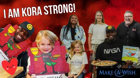 Make A Wish X Caliente Pizza Draft House Presents Kora Strong S