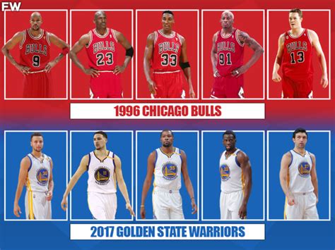 1996 Chicago Bulls Vs 2017 Golden State Warriors Who Would Win A 7