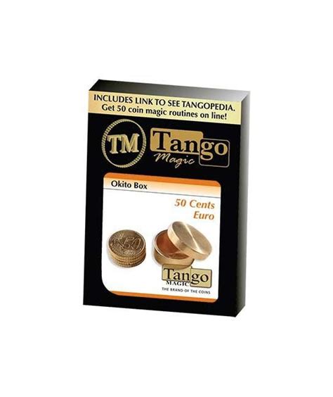 Okito Coin Box Brass 50 Cent Euro By Tango Jucarie Si Magie