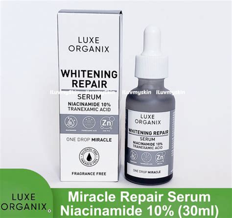 Luxe Organix Miracle Repair Serum Niacinamide 10 30ml Iluvmyskin Llc