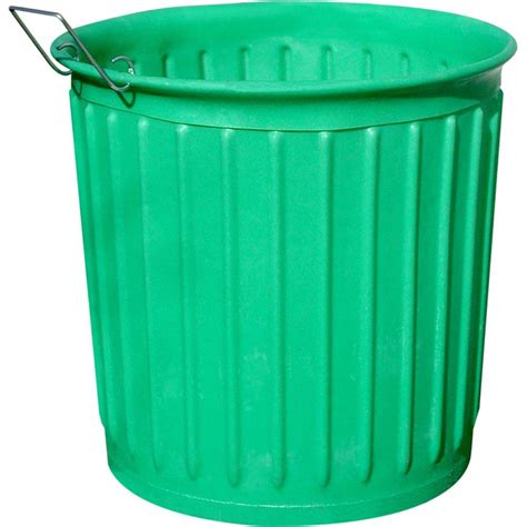 Chem Tainer Industries 60 Gal Green Round Carry Barrel Trash Can Cbr60