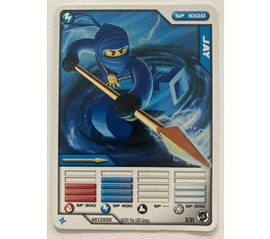 Lego Ninjago Masters Of Spinjitzu Deck Game Card Jay