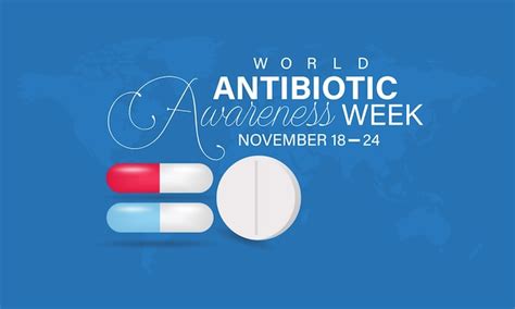 Premium Vector World Antibiotic Awareness Week Vector Icon