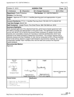 Fillable Online Vcservices Vcgov Agenda Item Vc A