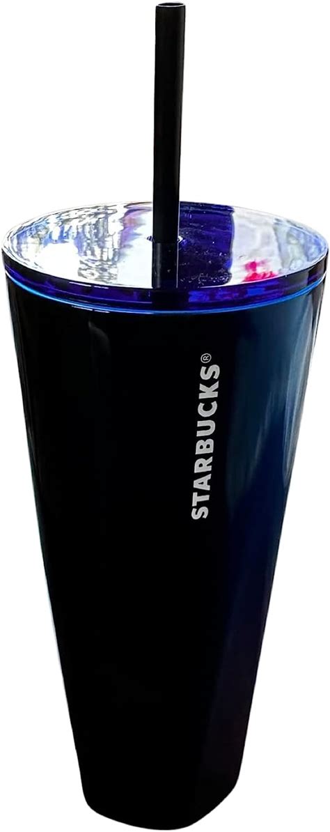 Starbucks Vaso Venti De Acero Inoxidable Degradado Azul Y Negro