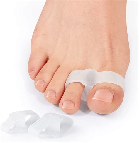 Silicone Toe Separators For Overlapping Toes Packs Gel Toe Spacer