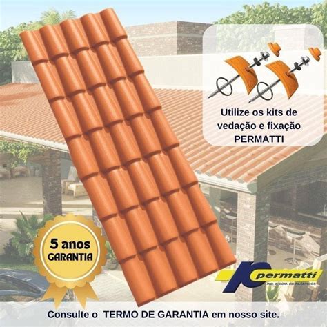 Kit Fixacao Telha Colonial Pvc Terracota Kit Fixacao Telha Pvc Colonial