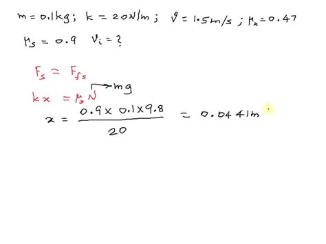 Solved An Air Track Glider Of Mass 0100 Kg Is Attached To The End Of A Horizontal Air Track By