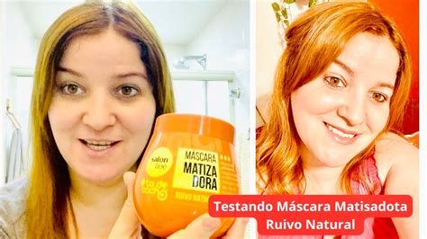 Testando Mascara Matizadora Salon Line Ruivo Natural YouTube