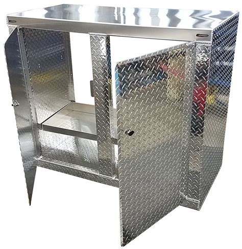 Trailer Storage Cabinet Base 4 Ft 48l X 40h X 22d Aluminum