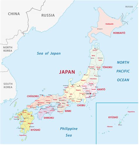 Map Of Japan Guide Of The World