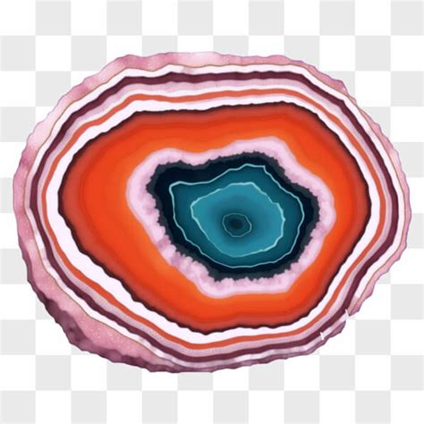 Download Pink Orange And Blue Agate Rock Png Online Creative Fabrica