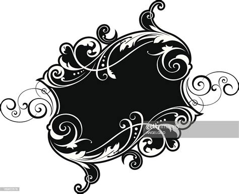 Decorative Scroll Panel High Res Vector Graphic Getty Images