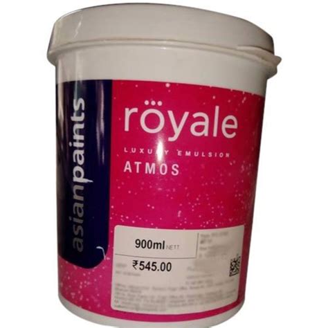 Asian Royale Atmos Luxury Emulsion Paint Packaging Size Ml At Best