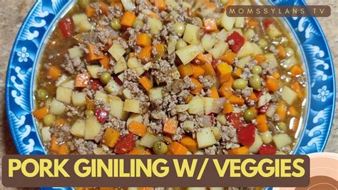 Pork Giniling With Veggies Simpledish Viralvideos YouTube