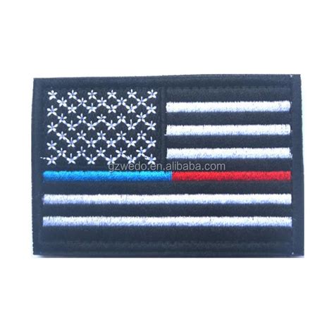 Custom American Flag Patch Tactical Police Flag Embroidered Patch Us ...