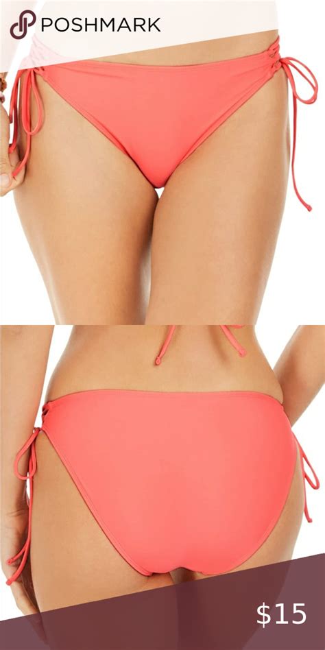 Hula Honey Womens Rhythm Rib Side Tie Bikini Swim Bottom Separates