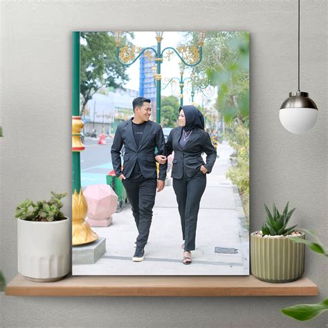 Jual 1 PCS CETAK FOTO FRAME BINGKAI KAYU MDF 6R 14X20cm Tempel