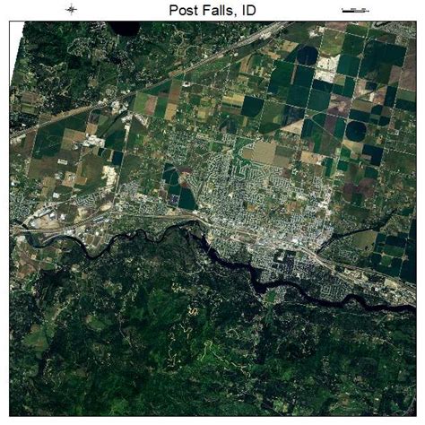 Aerial Photography Map of Post Falls, ID Idaho