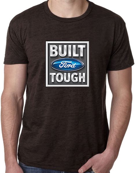 Built Ford Tough Shirt Ford Logo Mens Burnout Tee T Shirt Built Ford