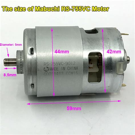 Csapvízesés 300w Mabuchi Rs 775wc Egyenáramú Motor 12v 144v 18v