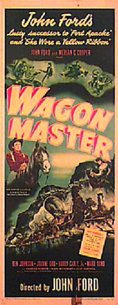 Wagon Master Original 1950 Us Insert Movie Poster Posteritati Movie