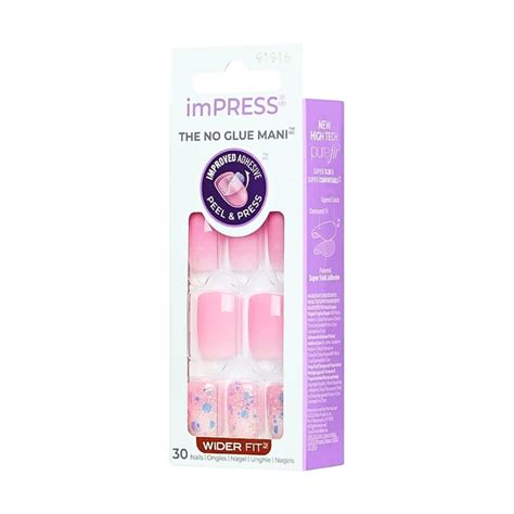 Uñas Postizas Impress Adhesivo Extra Wider Fit Farmacia Don Bosco