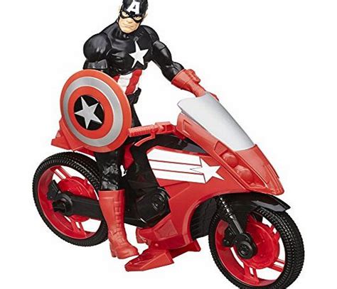 Marvel Avengers Titan Hero Series Captain America Figure With Defender