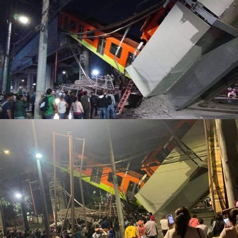 Van Muertos Y Heridos Al Colapsarse Tramo Del Metro Linea En