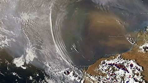 Rarely Seen Atmospheric Gravity Wave Phenomenon Captured By Satellite