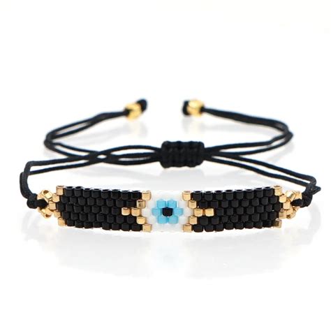 Go2boho Pulsera De Ojo Turco Para Mujer Brazalete De Miyuki Contra El