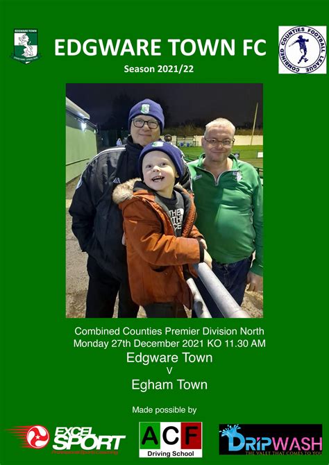 Edgware Town Fc Etfc Progegham Town Page 1