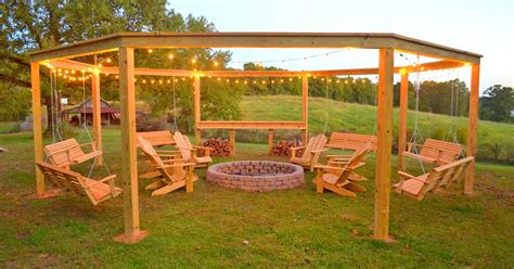 This Diy Backyard Pergola With Swings Is The Perfect Piece To Surround