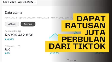 Tutorial Buat Akun Tiktok Affliate Dapat Uang Ratusan Juta Perbulan