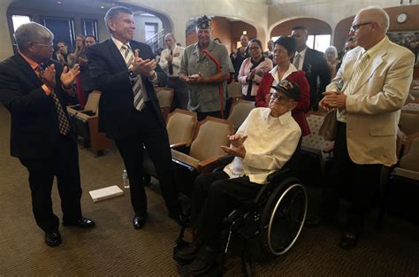 Filipino Veterans Of Wwii Receive Honor