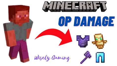 Minecraft But Damage Is Op Super Op Damage Minecraft But Taking