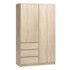 Armoire LIMFJORDEN 120x200 combi coloris chêne clair JYSK