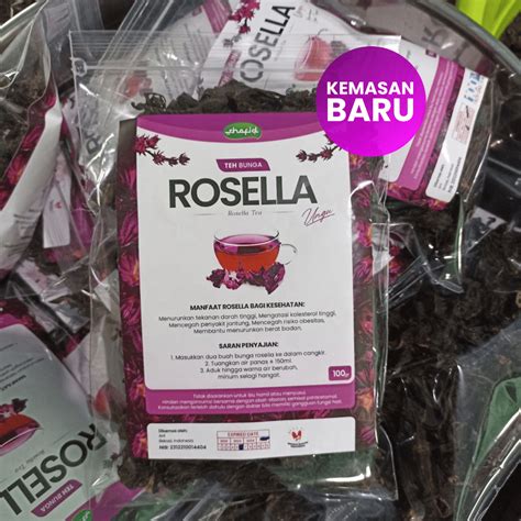 Jual Teh Bunga Rosella Ungu Gram Rosella Curah Rebus Teh Bunga