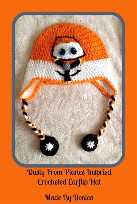 Dusty From Planes Inspired Crocheted Hat Crochet Character Hats