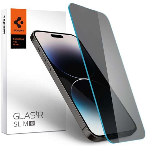 Tempered Glass Spigen GLAS tR Slim HD Privacy για Apple iPhone 14 Pro