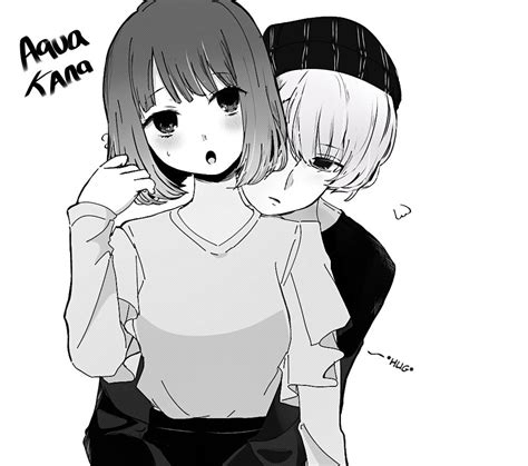 Safebooru 1boy 1girl Arima Kana Beret Black Headwear Black Shirt Black Skirt Blush Bob Cut