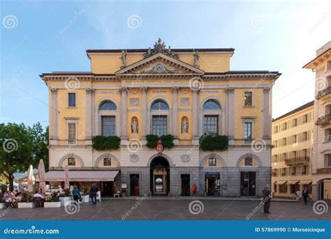 Lugano, Switzerland. the Streets of the Old Town. Editorial Image - Image of country, landscape ...