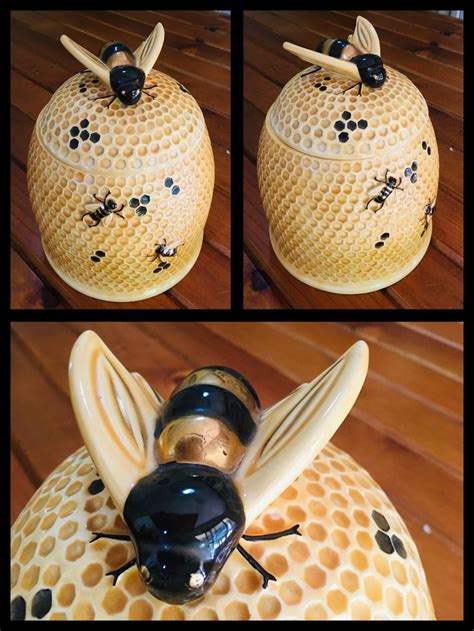 Arnels Bee Hive Cookie Barrel Bee Hive Bee Inspired Honey Pot